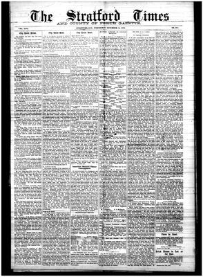 Stratford Times, 14 Nov 1888