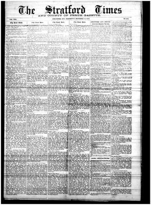 Stratford Times, 12 Dec 1888