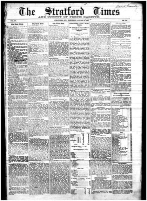 Stratford Times, 8 Jan 1890