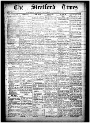 Stratford Times, 17 Sep 1890