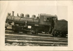 Stanley Hunziger in C.P.R. Locomotive 6296