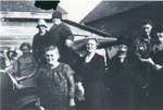 Group of ladies around pick up truck