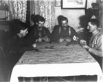 Four Men Playing Cards, South River Area, circa 1900