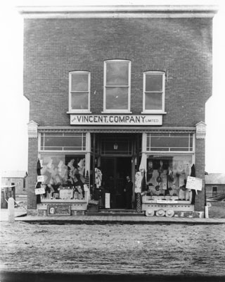 "The Vincent Company" Store, South River, circa 1900 
