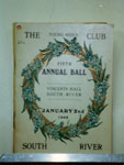 The Young Men's Club Fifth Annual Ball, South River, 1908
