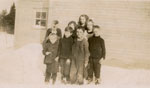 School Children in the Snow, circa 1930