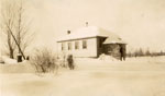 Hamilton Lake School in the Winter, circa 1934