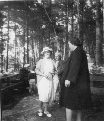 Eagle Lake Picnic - Three Ladies, July 1, 1942