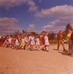 School Children Parading, South River Agricultural Society Fall Fair, circa 1970
