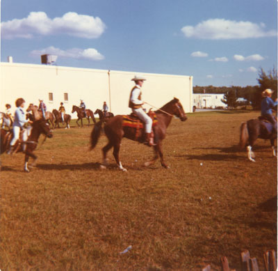 A Group of People Riding Horses, South River Agricultural Society Fall Fair, circa 1970
