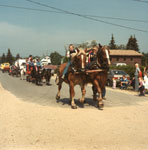 Two Boys on Horses, South River Agricultural Society Fall Fair Parade, 1984