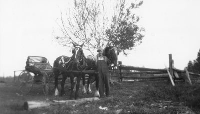 Horse Drawn Carriage, South River Agricultural Society Fall Fair Parade, circa 1922
