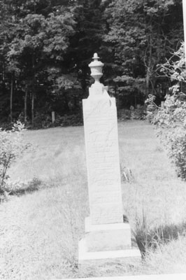 Tombstone of Samuel Bow and Fanney Bow