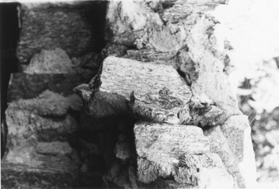 Barn Foundation Made with Field Stones, South River