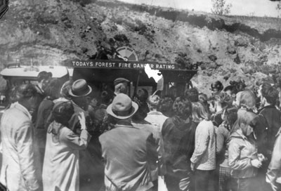 South River School Children Viewing Fire Fighting Equipment, May 20th, 1964