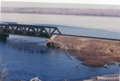 The South River Iron Bridge Spanning the South River