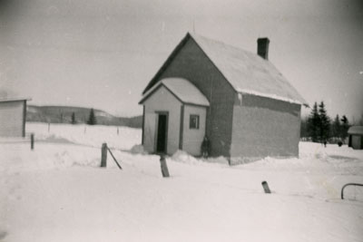 Schoolhouse, School Section Number 1 (Laurier), South River, 1951.
