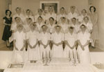 Nurses in the Anglican Parish Hall