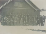 Men Posing for a Photo in the Snow