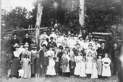 Group Photo, Outdoors, circa 1900