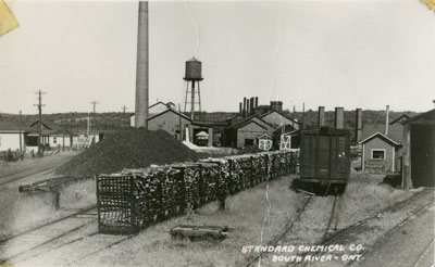 Yard of the Standard Chemical Company, South River