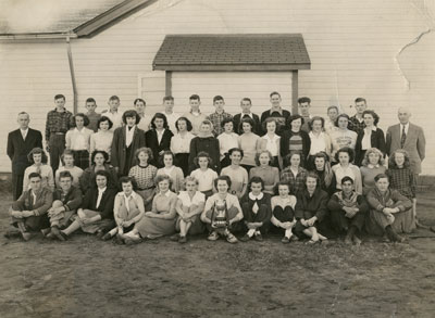 South River Continuation School Grade 9 - 12 Class Photograph, 1949