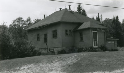 Former Schoolhouse, School Section #3, Machar Township, circa 1970
