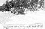 First Truck Loads After Tracks were Lifted, circa 1946