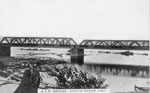 Postcard of Grand Truck Railroad Bridge South River, circa 1920