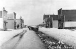 Snow Covered Main Street, South River, circa 1910