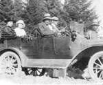 Model-T going to Eagle Lake, circa 1914