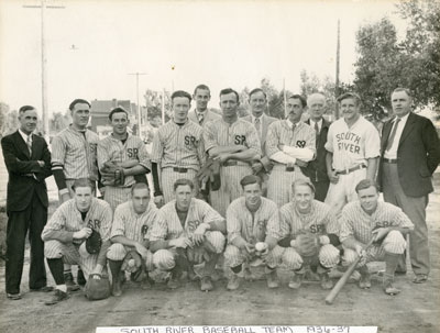 South River Baseball Team, 1936 - 1937