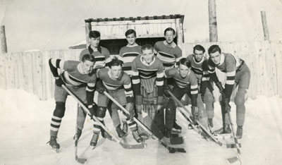 South River Hockey Team, February 1936