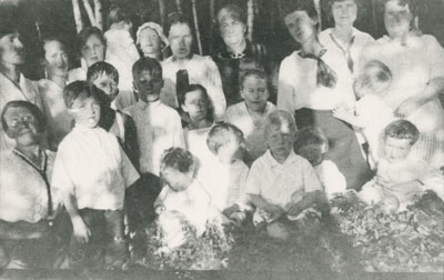 Children and Adults at Eagle Lake, circa 1914
