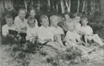 Children at Eagle Lake, circa 1914
