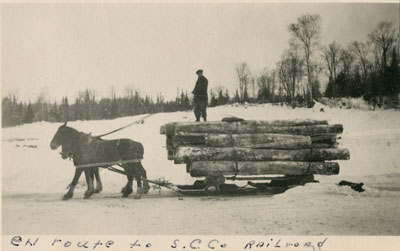 En Route to the Standard Chemical Company Railroad, circa 1925