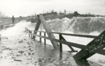 Water Going Over a Bridge Near the Waterfalls, South River, April 29th, 1908