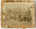 Group of Hunters With Rifles, circa 1910