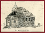 Sketch of Schoolhouse, School Section #7, Machar Township, circa 1980
