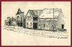 Sketch of South River's Main Street, circa 1890