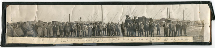 Panoramic View of Standard Chemical Company, Employees Lumber Section, 1930