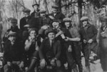 Group of Men at Hunt Camp, circa 1920s