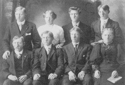 Unknown Group of Men and Women, circa 1910.