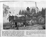 Steam Boiler Newspaper Clipping, circa 1906 and 1990.
