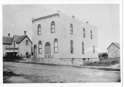 Orange Hall Sundridge Ontario, circa 1945