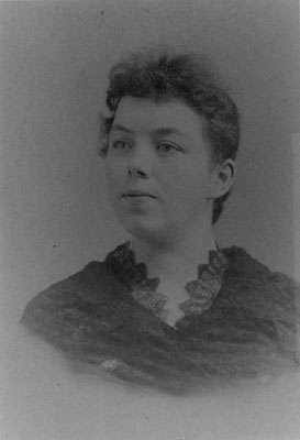 Portrait of Miss Duncan, Teacher at S. S. #3 Strong, 1894