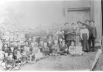 Log School Class Picture, circa 1890