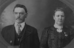 Framed Portrait of Mr. & Mrs. Elijah Prior, circa 1900