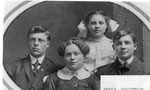 Group photo of Bill & May Proctor with Eva & Ernie Vansickle, circa 1900