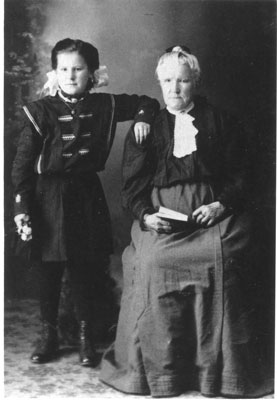 Portrait of Mrs. E. Prior & Jean McGirr, circa 1890